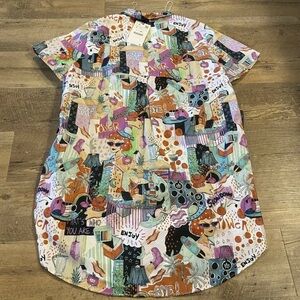 Colorful Graphic zara oversized dress
